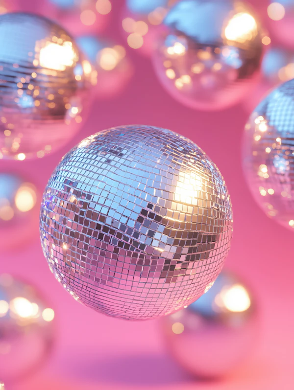 Disco Ball Party Scene
