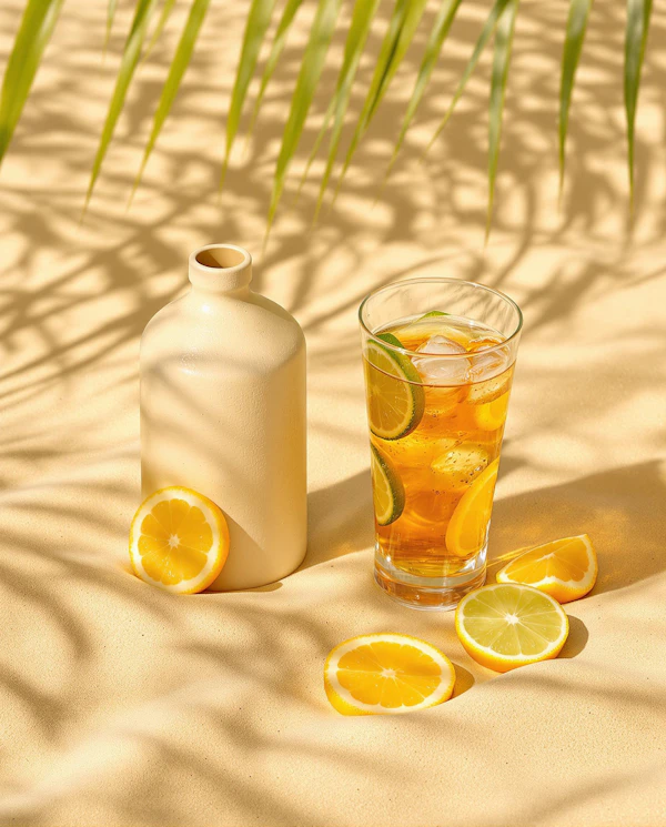 Tropical Refreshment Scene