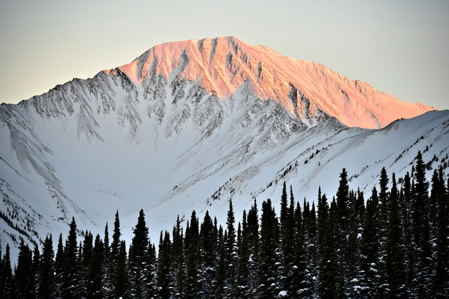 Majestic Mountain at Sunrise