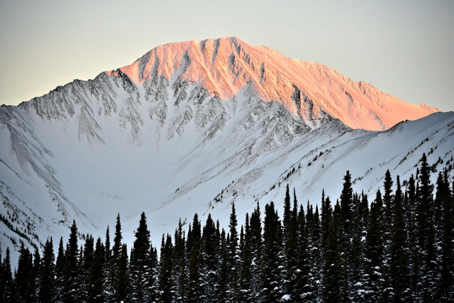 Majestic Mountain at Sunrise