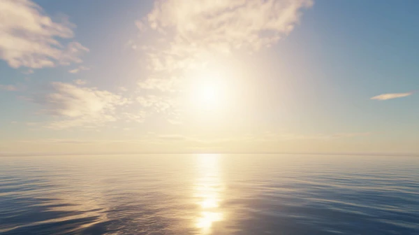 Serene Ocean Sunset