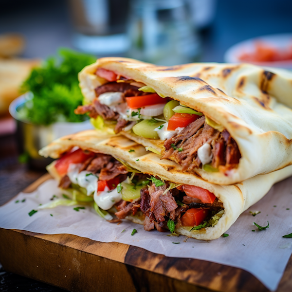 Savory Gyro Delight Close-Up