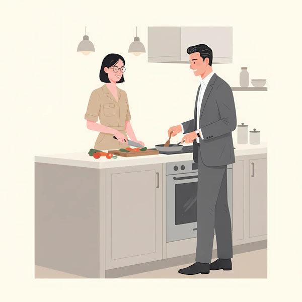 Modern Kitchen Scene