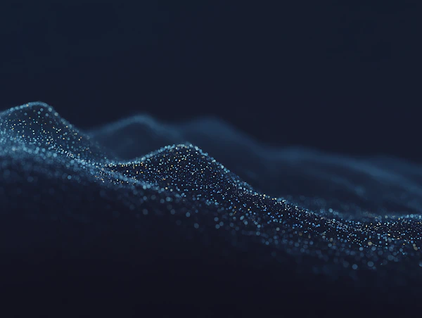 Glowing Particle Waves