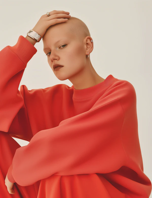 Bold Minimalist Portrait