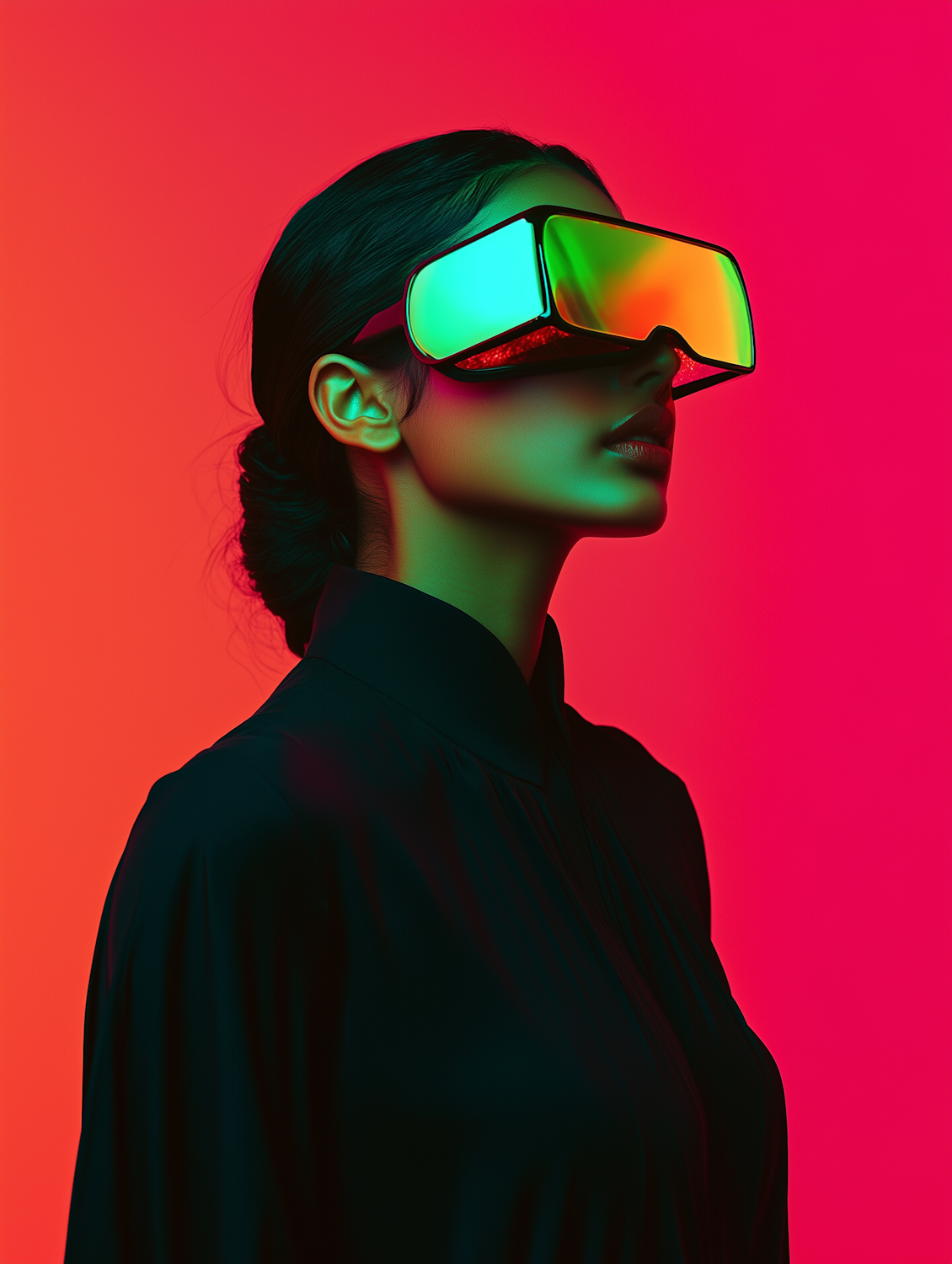 Futuristic VR Portrait