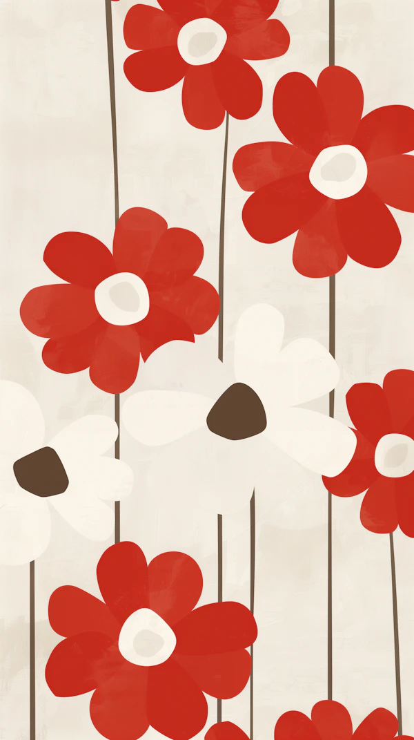 Stylized Flower Pattern