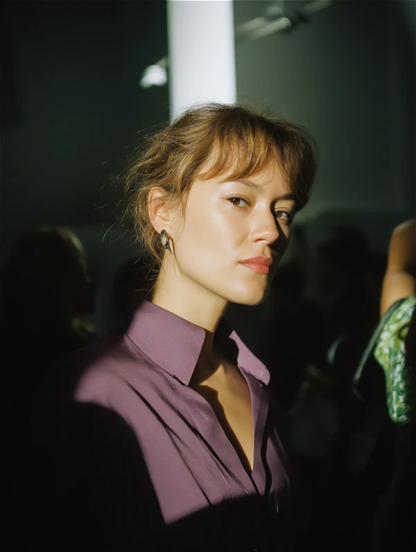 Moody Portrait of Woman
