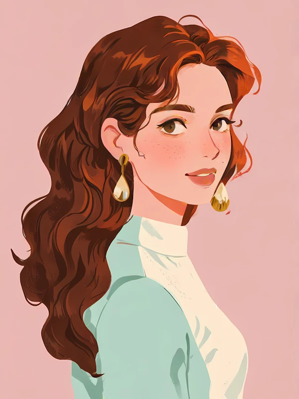 Stylized Woman Illustration