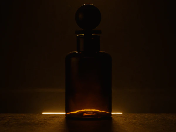 Amber Glass Bottle