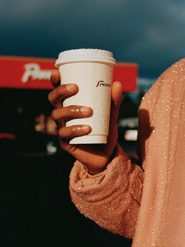 Rainy Coffee Moment