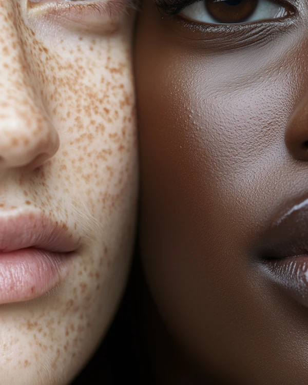 Diverse Skin Close-Up