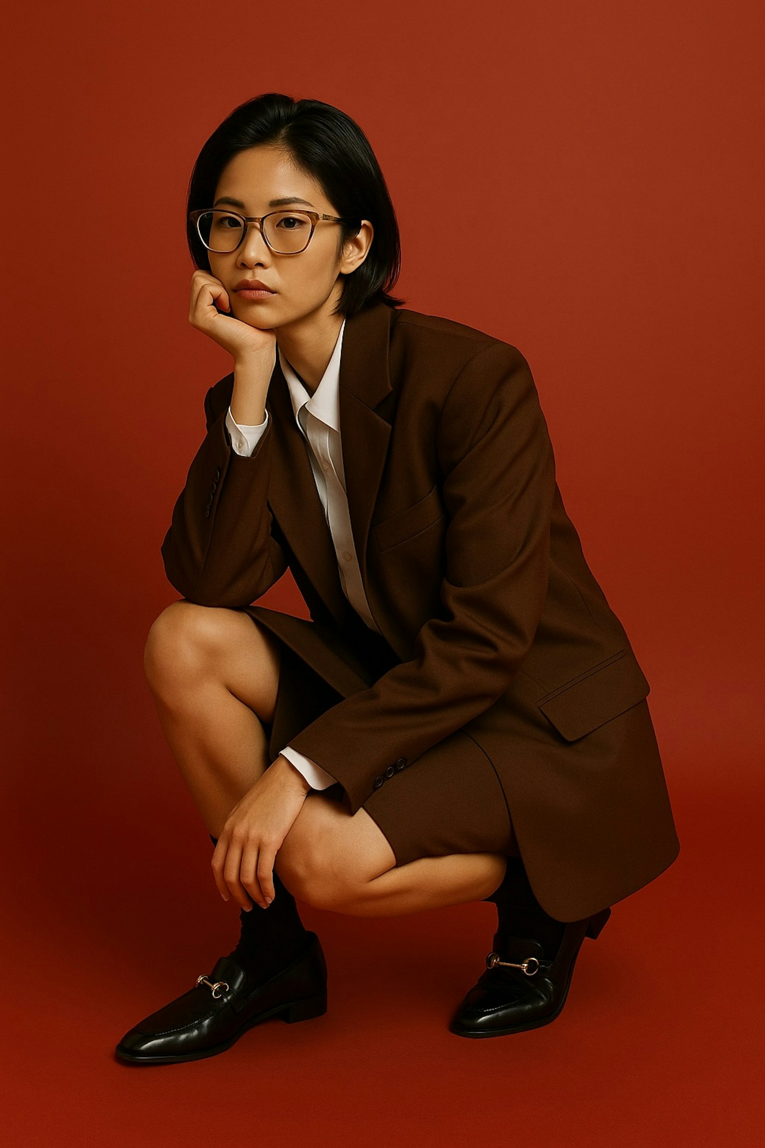 Minimalist Fashion Pose