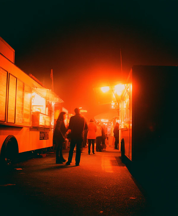 Nighttime Food Trucks