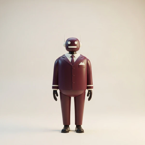 Stylish Robot Portrait