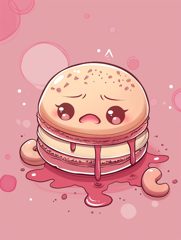 Sad Dessert Illustration