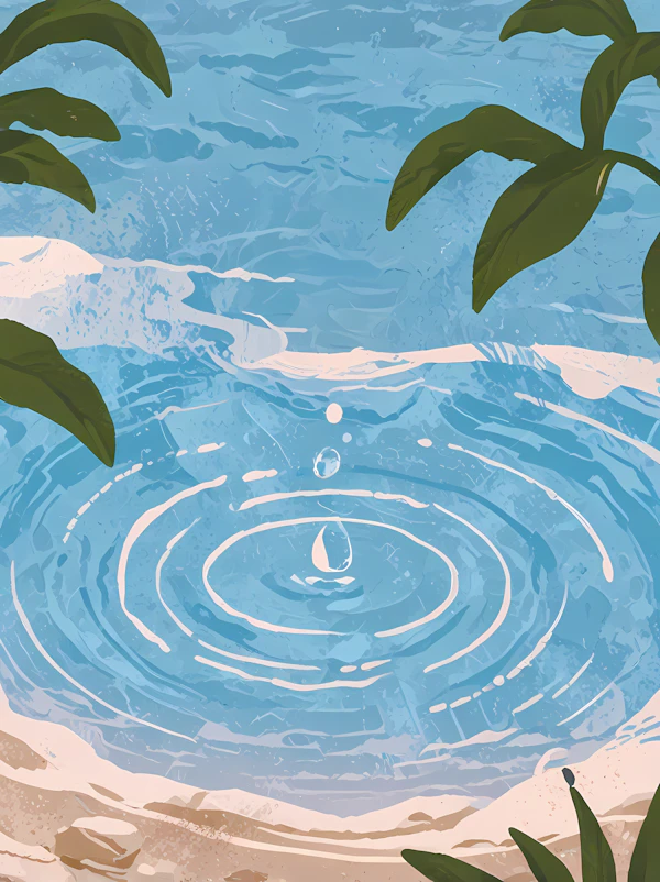 Tranquil Water Ripples