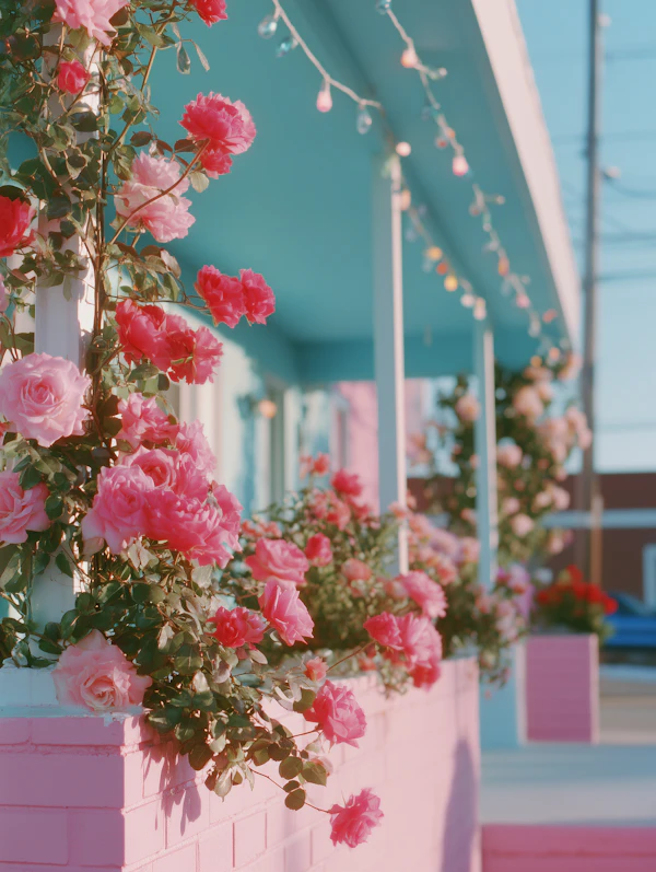 Pastel Rose Building