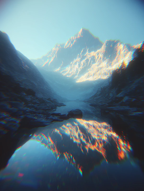 Serene Mountain Reflection