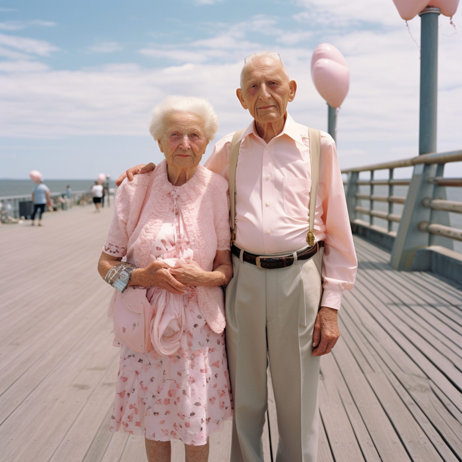 Timeless Companionship on the Boardwalk