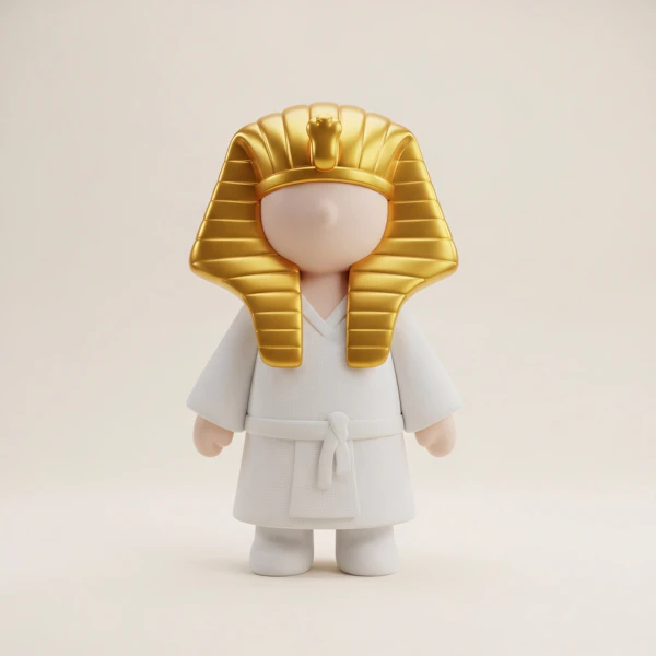 Minimalist Pharaoh Render