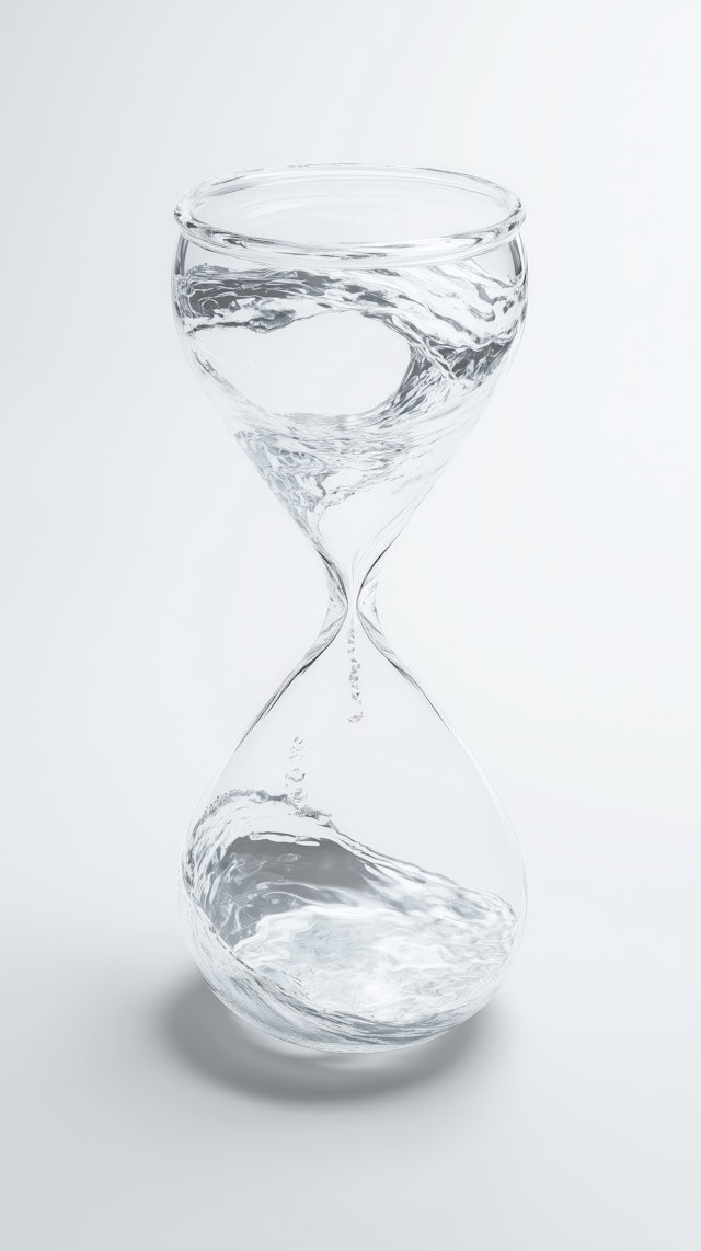 Water Hourglass Art