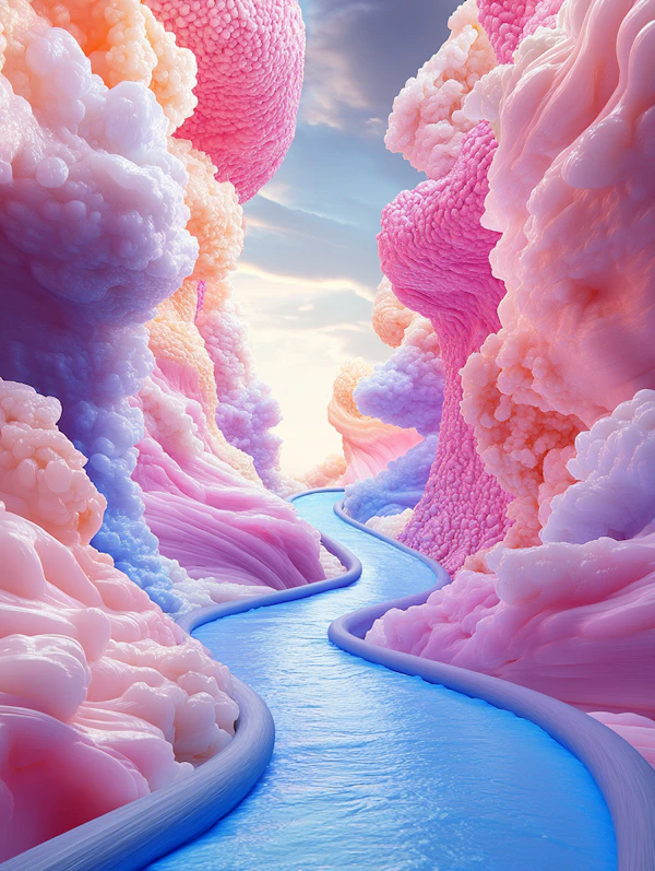 Surreal Dreamscape Scene