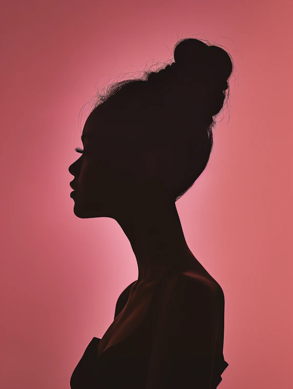 Mysterious Woman Silhouette