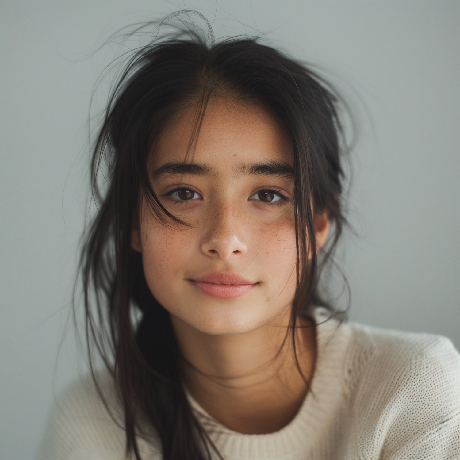 Serene Young Girl Portrait