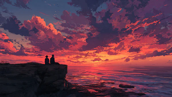 Sunset Cliff Serenity
