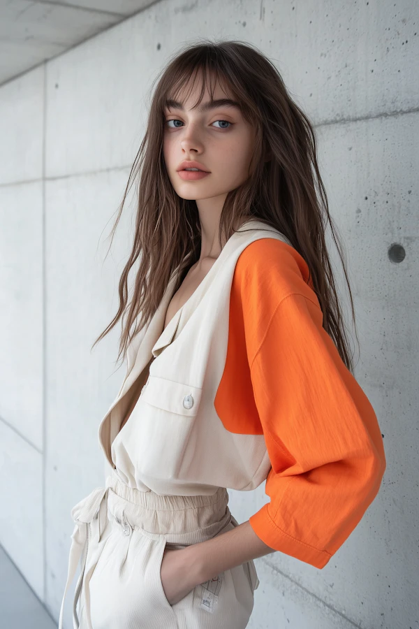 Fashion Portrait of a Young Woman