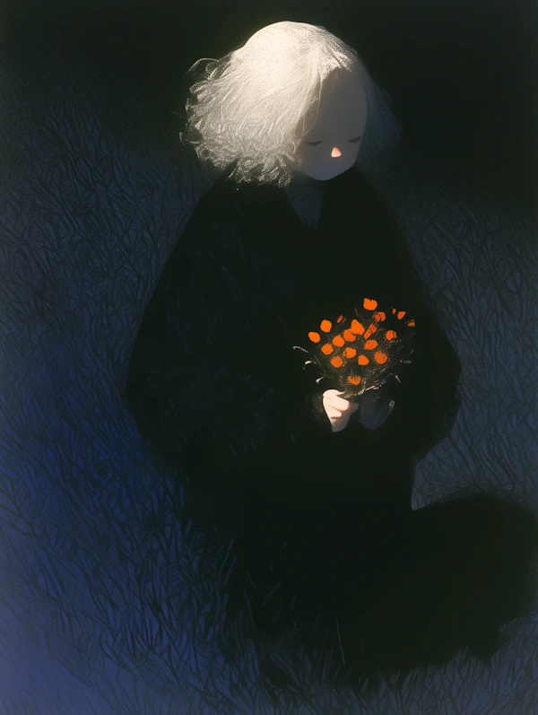 Contemplative Figure