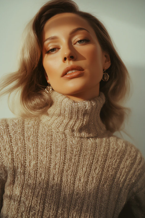 Elegant Portrait Close-Up