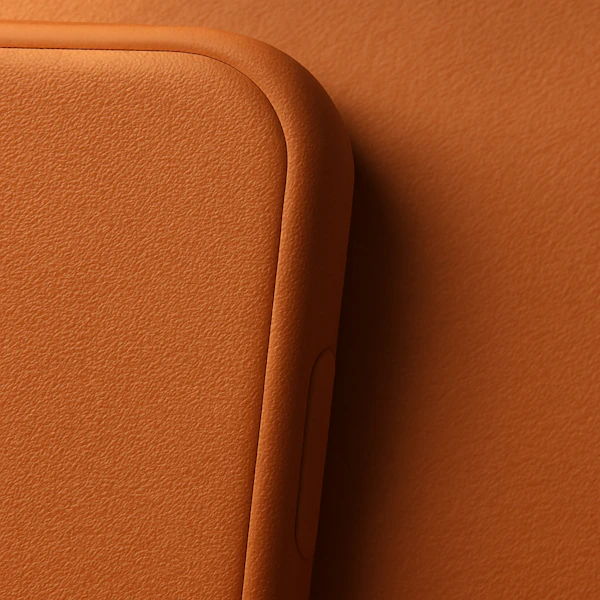 Orange Leather Case