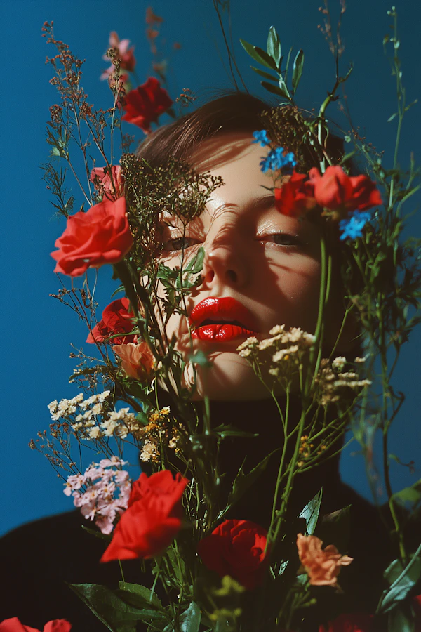 Floral Portrait Art