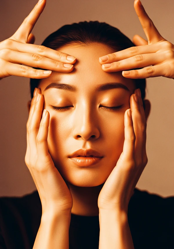 Serene Portrait Close-Up