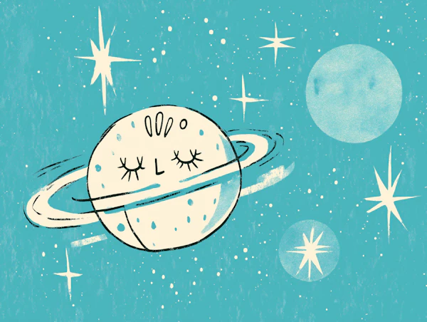 Whimsical Planet Illustration