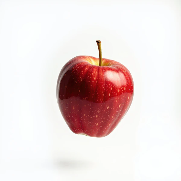 Vibrant Red Apple