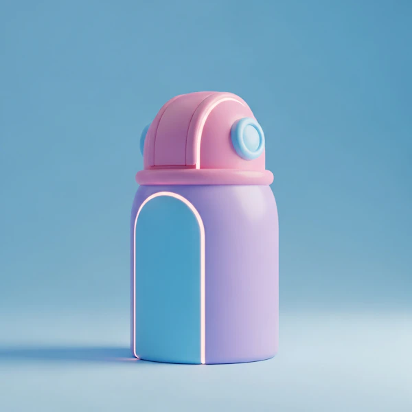 Futuristic Lavender Bot