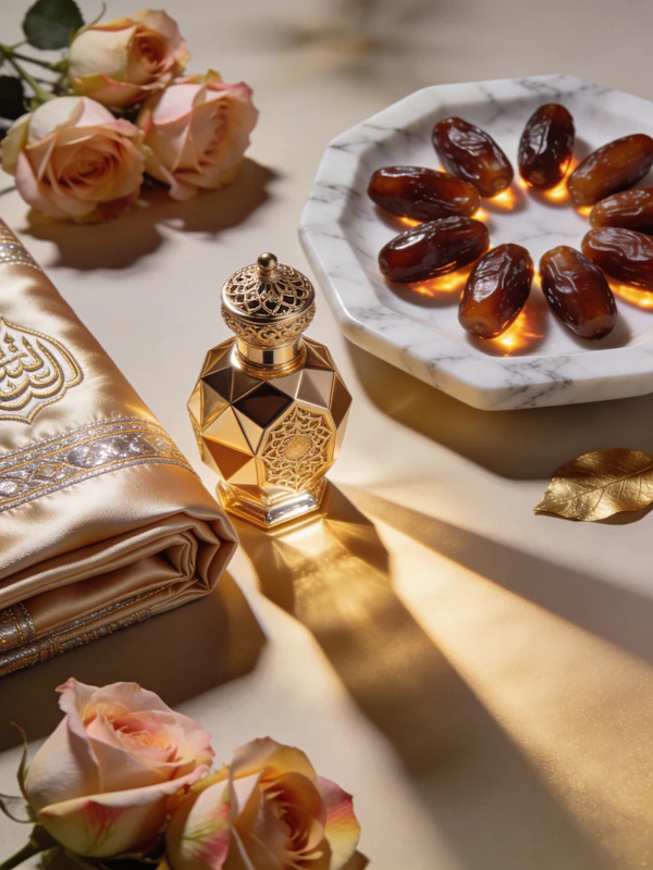 Golden Elegance Display