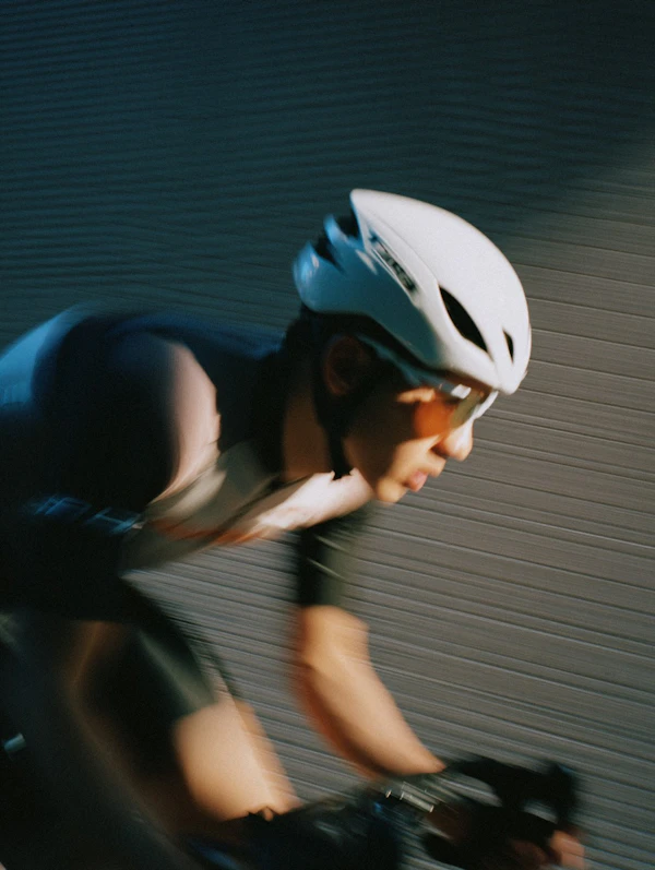 Cyclist in Motion