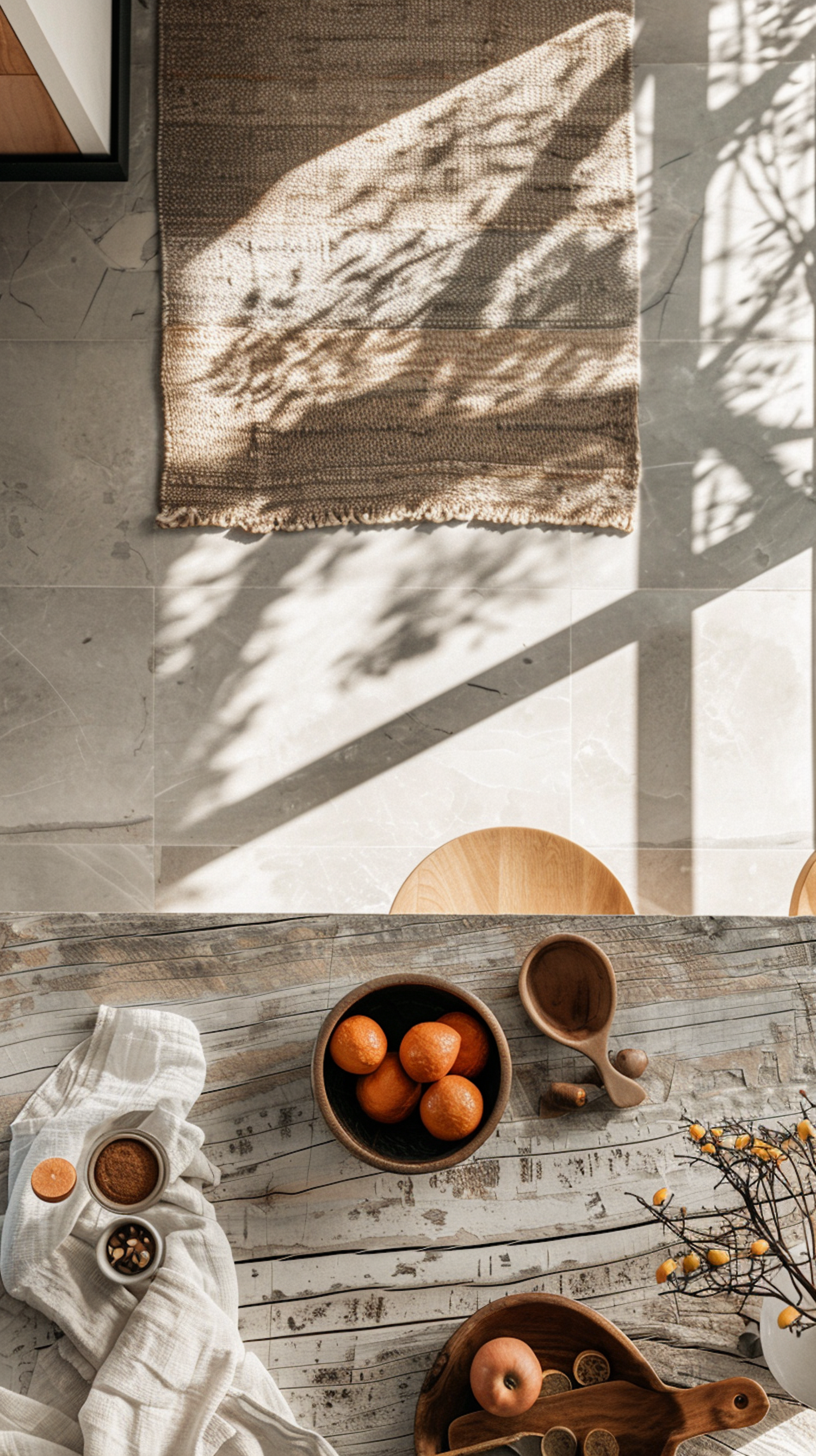 Rustic Wooden Dining Space