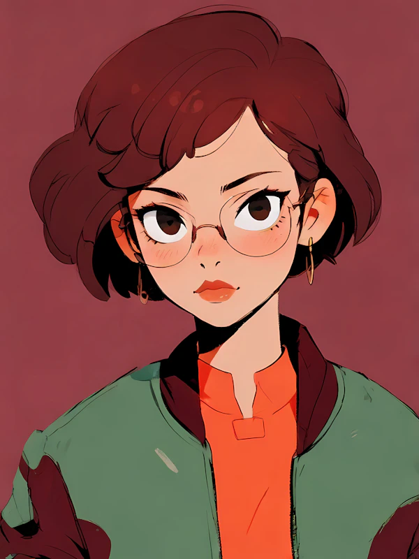 Stylized Woman Portrait