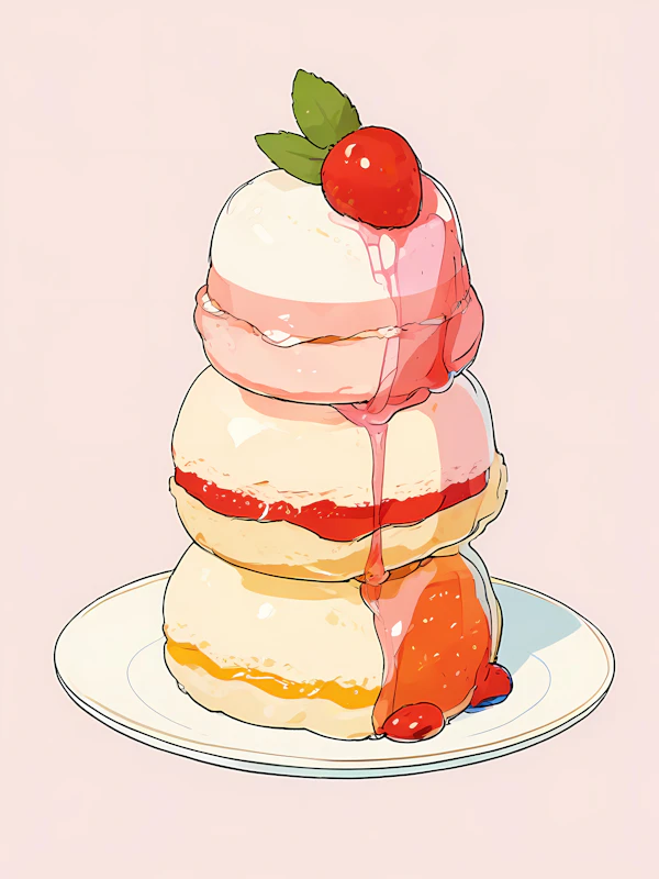 Elegant Macaron Tower