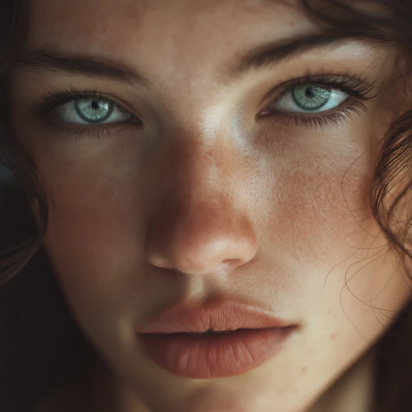 Freckled Portrait