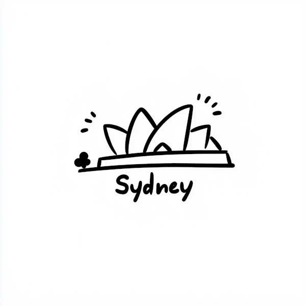 Sydney Opera Illustration