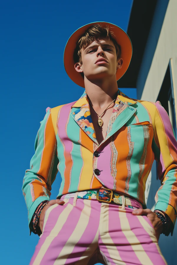 Vibrant Fashion Statement