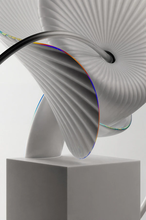 Abstract Spiral Sculpture
