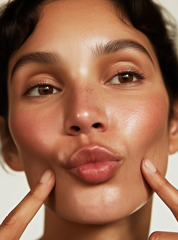 Radiant Woman Close-Up