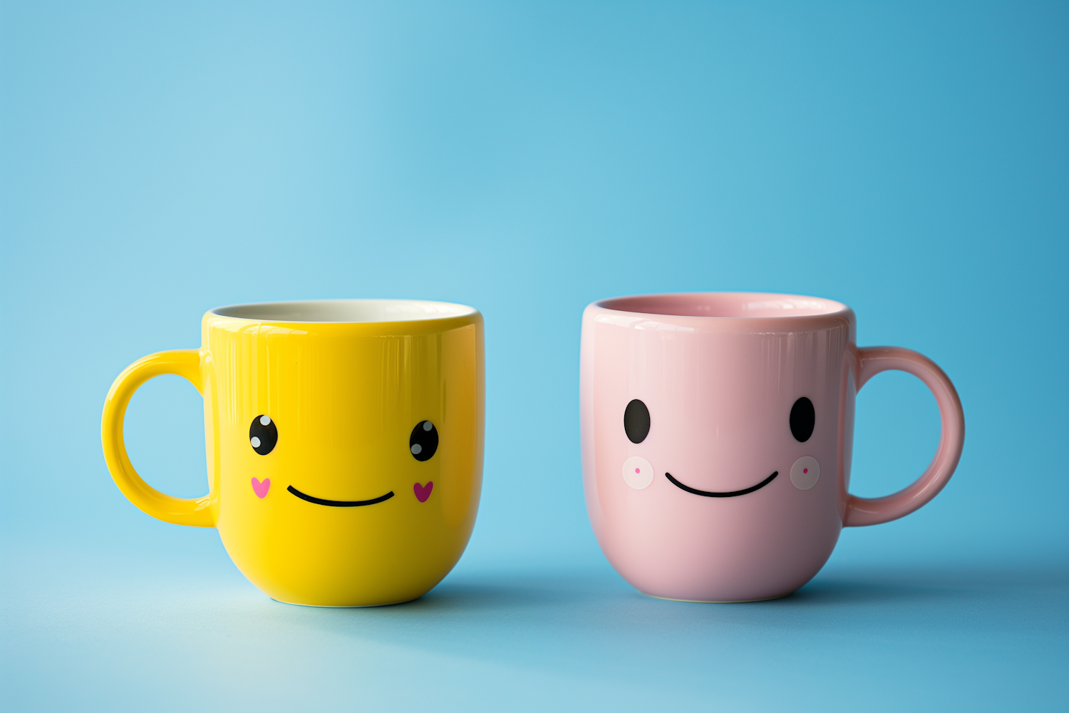 Cheerful Anthropomorphic Mugs